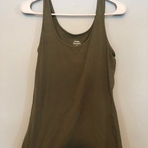 Old navy tank - hunter green